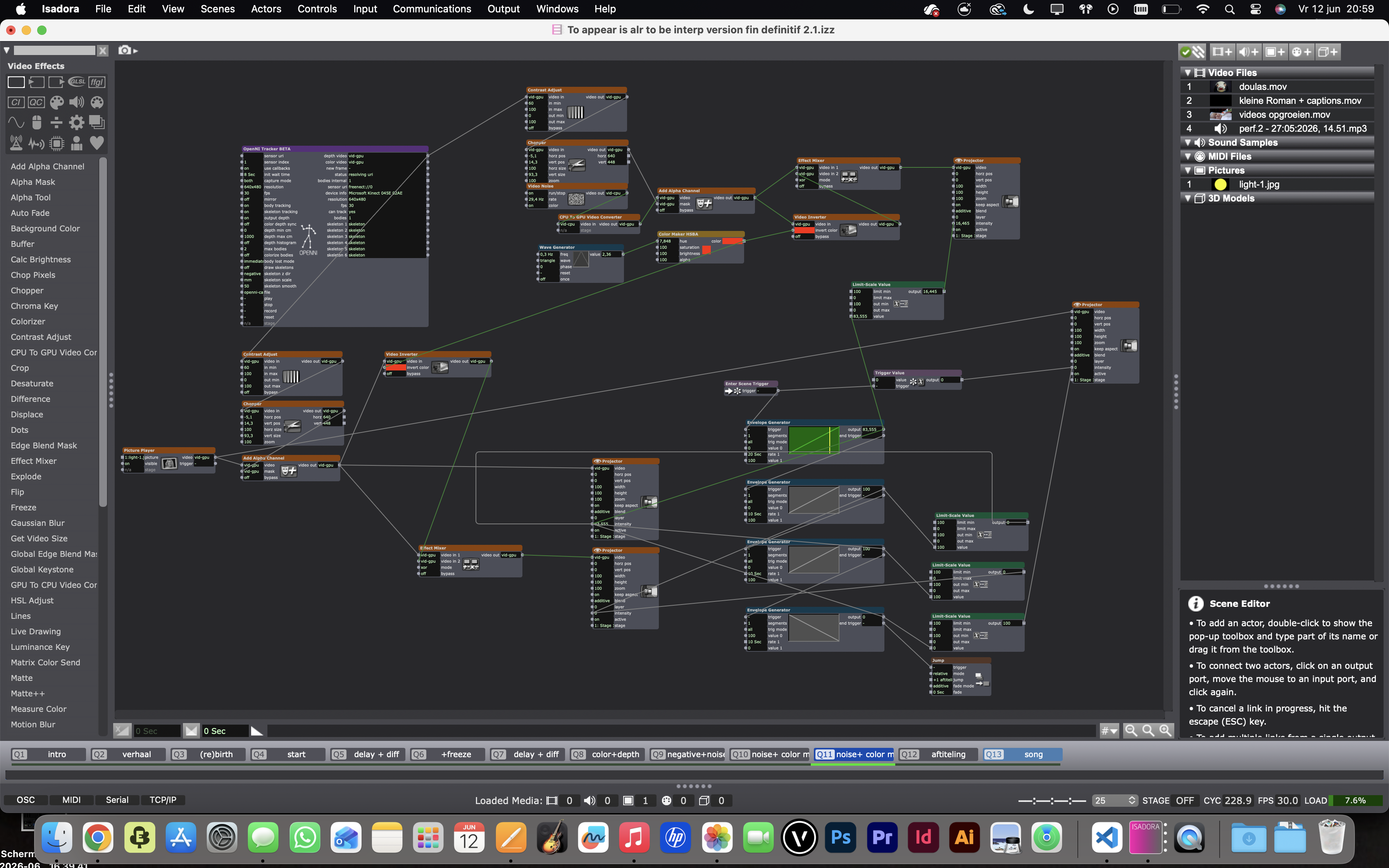 Screenshot Isadora 11